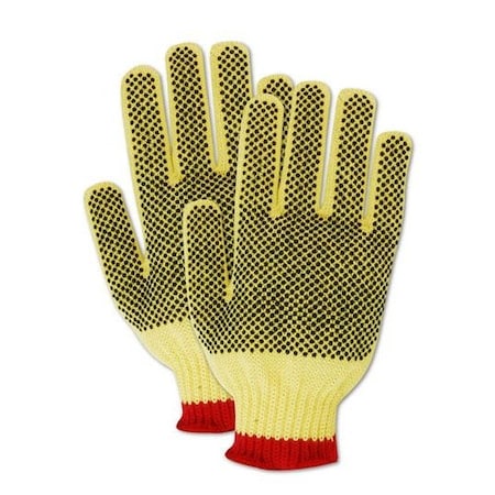 Magid Coated Gloves, Yellow, 7 C93KVPR-7